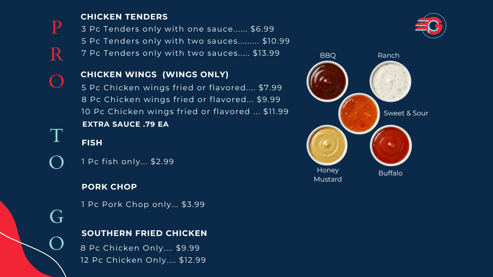 Gaspro | hot bar menu
